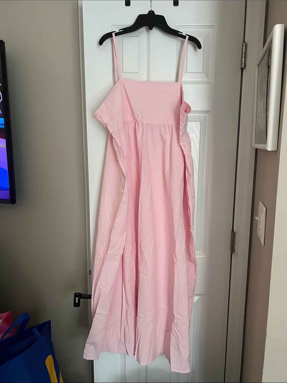 Sleeveless Pink Maxi Dress